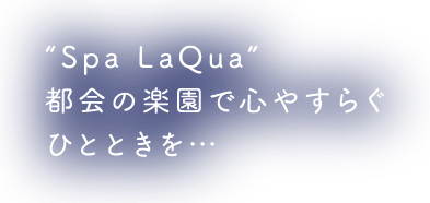 都会の中心で心やすらぐひとときを・・・